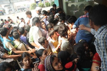 Son Of Sathyamurthy Movie Hungama in Hyderabad